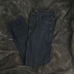 J. Crew Blue Skinny Jeans Rich Indigo Wash